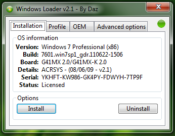 windows 7 activator crack by hazar free download